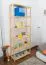 Standregal, 80 cm breit, Kiefer Holz-Massiv, Farbe: Natur Abbildung