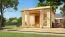 Saunahaus "Anni 3" SET A mit Ofen 9 kW, Farbe: Natur - 369 x 369 cm (B x T), Grundfläche: 13,32 m²