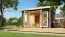Saunahaus "Anni 3" SET A Farbe: Terragrau - 369 x 369 cm (B x T), Grundfläche: 13,32 m²