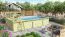 Holzpool 3 SET rechteckig, Farbe: Natur KDI, Ø 637 cm, inkl. Filterpaket, Leitern & Terrasse 2-teilig