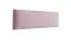 Polsterpaneele, 10er Set, Farbe: Rosa, Bezug: Velour, Maße: 38 x 15 cm