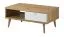 Couchtisch Maryhill 01, Farbe: Eiche Riviera / Weiß - Abmessungen: 46 x 107 x 67 cm (H x B x T)