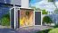 Moderner Gartenschrank Ilsede 01, Anthrazit - Elementgartenschrank, Grundfläche: 1,65 m², Flachdach