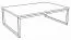 Couchtisch Granollers 04, Farbe: Schwarz Marmor - Abmessungen: 90 x 60 x 30 cm (B x T x H)