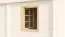 Gartenhaus R10 - 44 mm Blockbohlenhaus, Grundfläche: 11,90 m², Satteldach