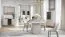 Modernes Esszimmer Komplett - Set A Annelin, 6-teilig, in Kaschmir, 1 Esstisch, 2 Kommoden, 1 TV-Unterschrank, 1 Vitrine, 1 Beistelltisch, Soft-Close