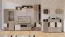 Jugendzimmer - Hängeregal / Wandregal Roland 09, Farbe: Braun - 53 x 132 x 29 cm (H x B x T)