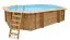 Pool oval Sunnydream 06, 6,40 x 4,00 Meter, inklusive Premium Filteranlage,  Filtermedium, Poolleiter, Poolfolie, Boden- und Wandvlies, Edelstahl-Eckverbindungen