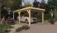 Einzelcarport TA 12 | Fichten- und Kiefernholz | Grundfläche 17,85 m² | Flachdach | Sockelmaße 300 x 595 cm | witterungsbeständig