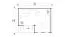 Gartenhaus in L Form G24 inkl. Fußboden und Isolierverglasung, Gletschergrün, 44 mm Blockbohlenhaus, 17,20 m², Pultdach, Doppeltür, kleine Terrasse