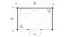 Gartenhaus G217 Schwedenrot inkl. Fußboden - 44 mm Blockbohlenhaus, Grundfläche: 10,00 m², Satteldach