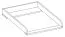Wickelaufsatz Naema, Farbe: Grau / Eiche - Abmessungen: 10 x 59 x 81 cm (H x B x T)