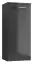 Badezimmer - Seitenschrank Rajkot 92, Farbe: Anthrazit glänzend – 80 x 35 x 28 cm (H x B x T)