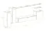 Wohnwand mit eleganten Design Balestrand 13, Farbe: Eiche Wotan / Schwarz - Abmessungen: 160 x 330 x 40 cm (H x B x T), mit genügend Stauraum