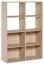 Jugendzimmer - Regal Skalle 03, Farbe: Hellbraun - Abmessungen: 142 x 94 x 35 cm (H x B x T)