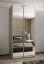 Kleiderschrank / Schiebetürenschrank | 245,5 x 110 x 64 cm | 2 Kleiderstangen | 6 Fächer | Soft-Close | 2 Schiebetüren | 6 Einlegeböden | Farbe: Kaschmir