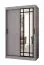Kleiderschrank | Kaschmir | 1 Spiegeltür | 120 x 62 x 200 cm | 2 Kleiderstangen | Moderne Details | 5 Fächer | Zuverlässiges Gleitsysteme
