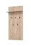 Garderobe mit fünf Haken Vracar 08, Farbe: Eiche Grau, eine Ablagefläche, ABS-Kanten, Maße: 137 x 67 x 19,5 cm, für Vorraum