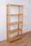 Regal Kiefer massiv Vollholz Erlefarben Junco 55B - 163 x 70 x 30 cm (H x B x T)