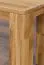 Bank Wooden Nature 132 Eiche massiv - 120 x 33 cm (L x B)