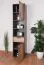 Jugendzimmer Schrank Sprimont 05, Farbe: Grau / Eiche - Abmessungen: 195 x 45 x 40 cm (H x B x T)