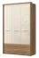 Kleiderschrank beige hochglanz Abbildung