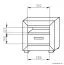 Nachtkommode Kundiawa 22, Farbe: Sonoma Eiche hell / Sonoma Eiche dunkel - Abmessungen: 45 x 45 x 40 cm (H x B x T)
