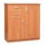 Kommode Kebumen 24, Farbe: Erle - Abmessungen: 89 x 84 x 38 cm (H x B x T)