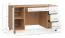 Schreibtisch | Farbe: Beige | 4 Schubladen | Beine: Beige | Maße: 140 x 67 x 77 cm | zwei Fächer | Soft-Close | Funktionsleiste | Griffe: Weiß | für Büro