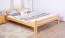 Doppelbett "Easy Premium Line" K4 in Überlänge, 180 x 220 cm Buche Vollholz massiv Natur