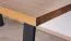 Couchtisch Kastav 36, Farbe: Eiche / Schwarz - 120 x 80 x 50 cm (B x T x H)