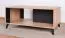 Couchtisch Lassila 07, Farbe: Eiche Artisan / Schwarz - Abmessungen: 47 x 100 x 60 cm (H x B x T)