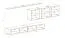 Edle Wohnwand Balestrand 267, Farbe: Eiche Wotan / Weiß - Abmessungen: 150 x 340 x 40 cm (H x B x T), mit Push-to-open Funktion