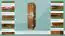 Massivholz-Kleiderschrank, Farbe: Eiche 190x47x60 cm