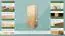 Massivholz-Kleiderschrank Kiefer, Farbe: Natur 190x80x60 cm