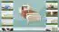 Kinderbett / Jugendbett Kiefer massiv Vollholz weiß lackiert 98, inkl. Lattenrost - Liegefläche 80 x 200 cm
