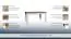 Esstisch ausziehbar Badile 18, Farbe: Kiefer Weiß / Braun - 160 - 203 x 90 cm (B x T)