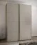Kleiderschrank / Schiebetürenschrank | 10 Einlegeböden | 245,5 x 170 x 64 cm | 11 Fächer | 2 Kleiderstangen | 2 Schiebetüren | Farbe: Kaschmir | Soft-Close
