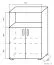 Kommode Garut 13, Farbe: Sonoma Eiche - Abmessungen: 118 x 80 x 40 cm (H x B x T)