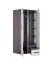 Jugendzimmer - Drehtürenschrank / Kleiderschrank Oskar 02, Farbe: Anthrazit / Weiß - 192 x 90 x 90 cm (H x B x T)