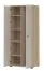 Drehtürenschrank / Kleiderschrank 12, Farbe: Buche / Creme - 198 x 84 x 56 cm (H x B x T)