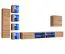 Wohnzimmerwand Holzdekor Volleberg 84, Farbe: Eiche Wotan - Abmessungen: 150 x 280 x 40 cm (H x B x T), mit Push-to-open Funktion
