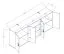 Jugendzimmer - Schrankbetterweiterung Garian 21, Farbe: Eiche / Weiß - Abmessungen: 79 x 213 x 40 cm (H x B x T)