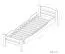 Kinderbett / Jugendbett "Easy Premium Line" K1/2n, Buche Vollholz massiv weiß lackiert