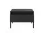 Stylisches Wohnzimmer - Set D Balta, 4-teilig, Beine: Metall, Farbe: Schwarz, ABS-Kantenschutz, Push-to-open Funktion
