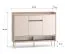 Kommode | drei Türen | Maße: 120 x 34 x 95 cm | Sideboard | Eiche Cremona / Kaschmir | Soft-Close-Funktion | 1 Schublade | 9 Fächer | für den Vorraum