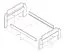 Kinderbett / Jugendbett Wooden Nature 140 Buche massiv Natur - 90 x 200 cm (B x L)