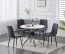 Stuhl Maridi 280, Farbe: Dunkelgrau - Abmessungen: 88 x 44 x 46 cm (H x B x T)