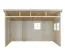 Anbaugartenhaus - 4,16 x 2,11 Meter, 17mm Elementstärke