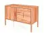 Kommode Wellsford 13 Kernbuche massiv geölt - Abmessungen: 64 x 97 x 46 cm (H x B x T)